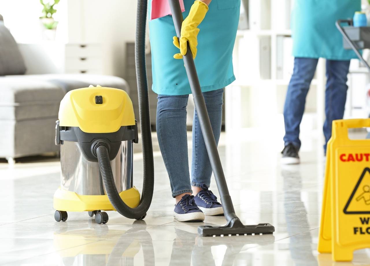 commercial floor cleaning